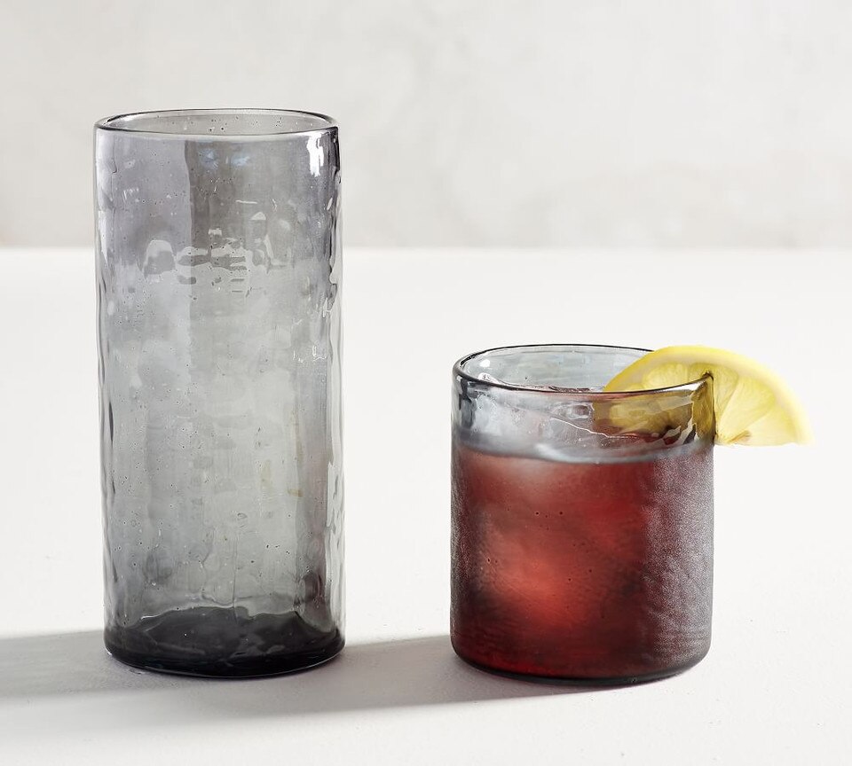 Handmade Hammered Drinking Glasses